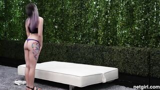 Tattooed Brunette Mercys Casting Audition
