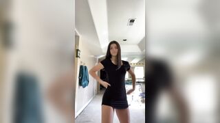 Charli D'Amelio See-Through Mini Dress Dance Video Leaked