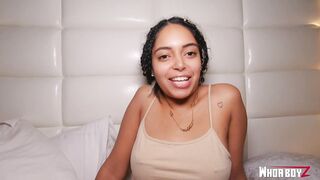 Big Booty Latina Girl Gets Creampie