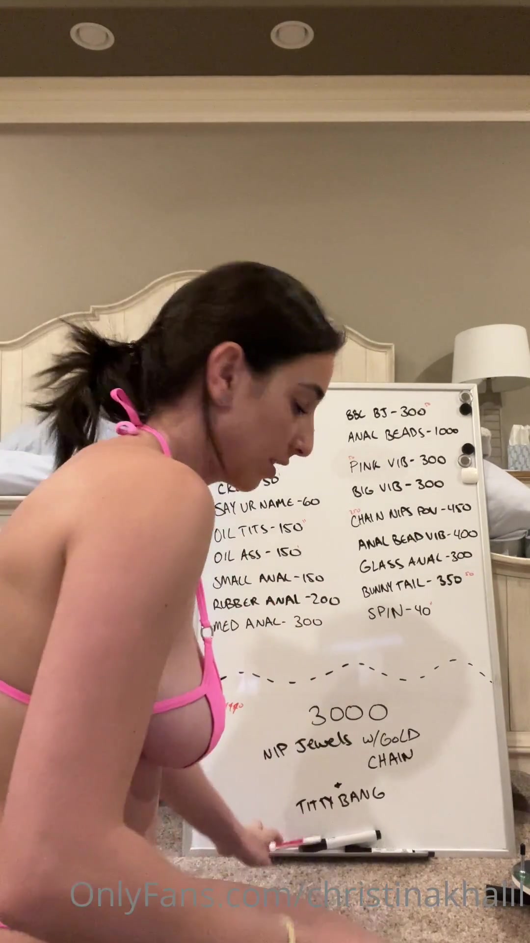 Christina Khalil Nude April Onlyfans Livestream Leaked Part 2