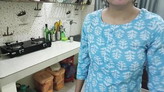 Indian Bengali Milf stepmom teaching her stepson how to sex with girlfriend!! In kitchen With clear dirty audio