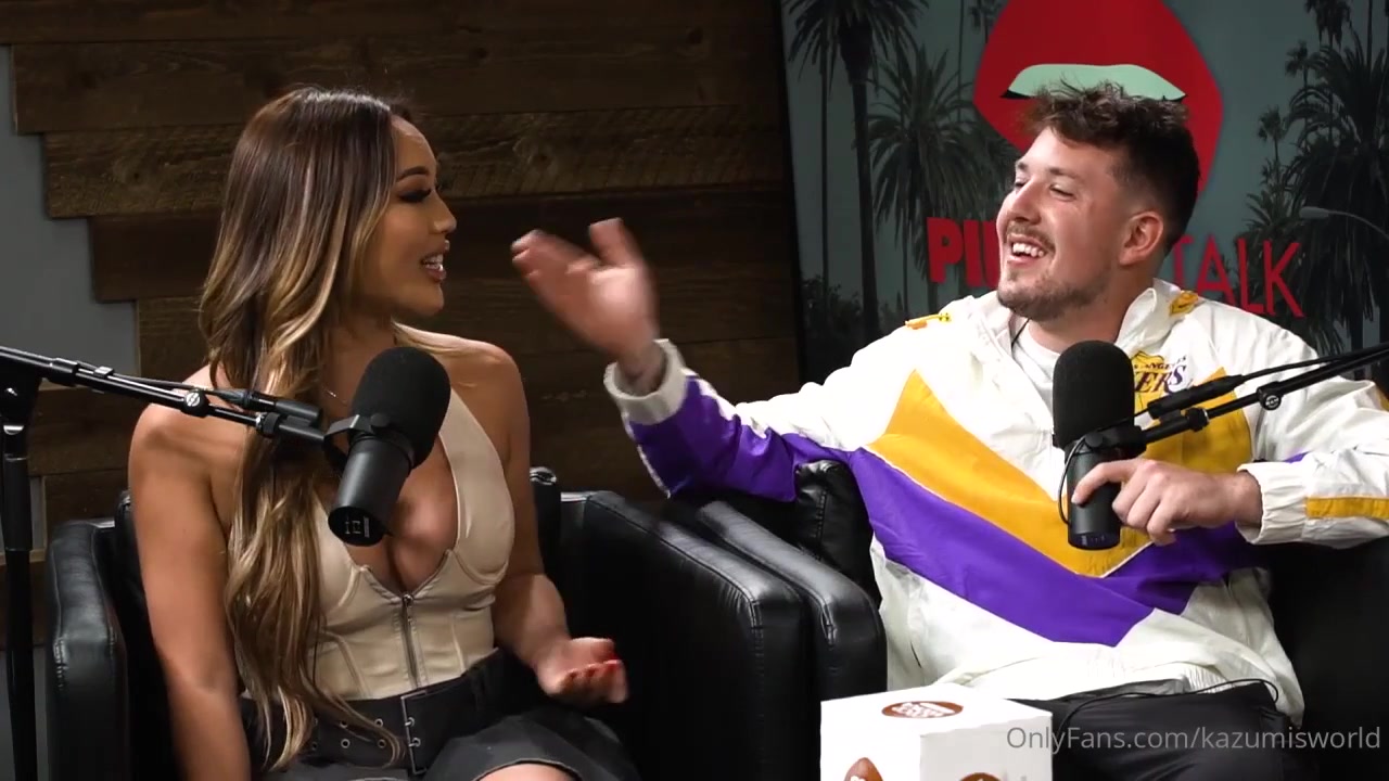 Pillowtalk podcast interview turns into 3some - cherie deville