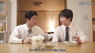Her Husband's Employee Missed His Train Home, Now This CEO's Wife Is Cheating With Passionate Kisses - A Siren T Affair Suzume Mino