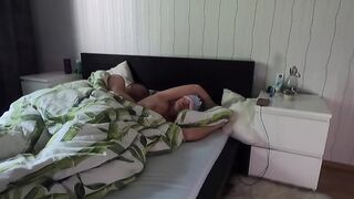 Husband wakes up his wife with his dick and fingers