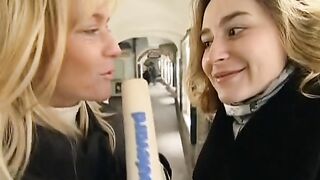 Two horny German babes licking each others juicy pussies