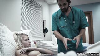 Doctor fingers a patient for vagina exam
