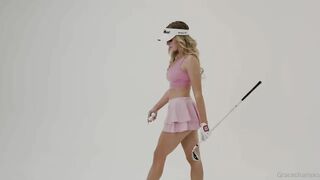Grace Charis Nude Golf Strip Video Leaked
