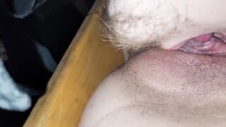 Horny teen couple couldn't stand it anymore and fucked hard outside